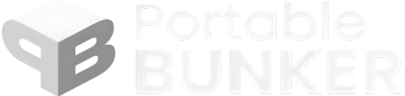 Portable bunker logo